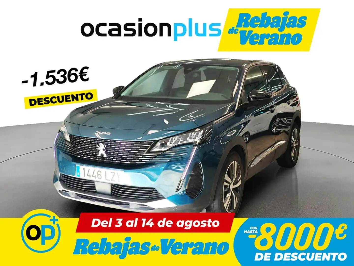 Peugeot 3008 1.2 S&S PureTech Allure 130 Azul - 1
