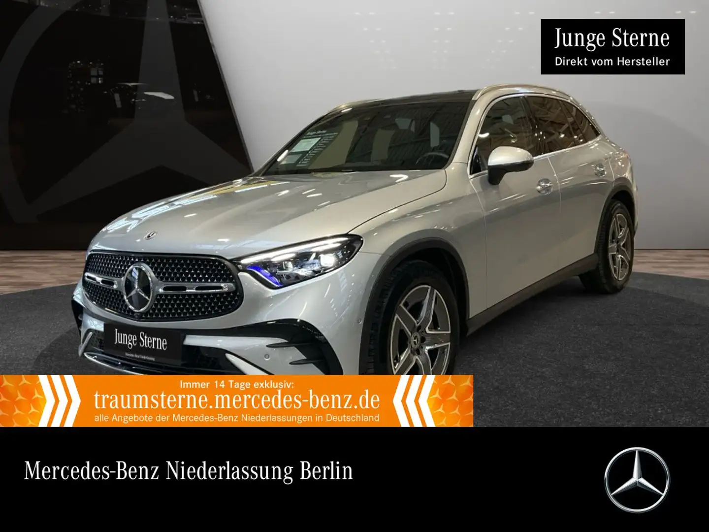 Mercedes-Benz GLC 450 d 4M AMG+PANO+AHK+KEYLESS+9G Silber - 1