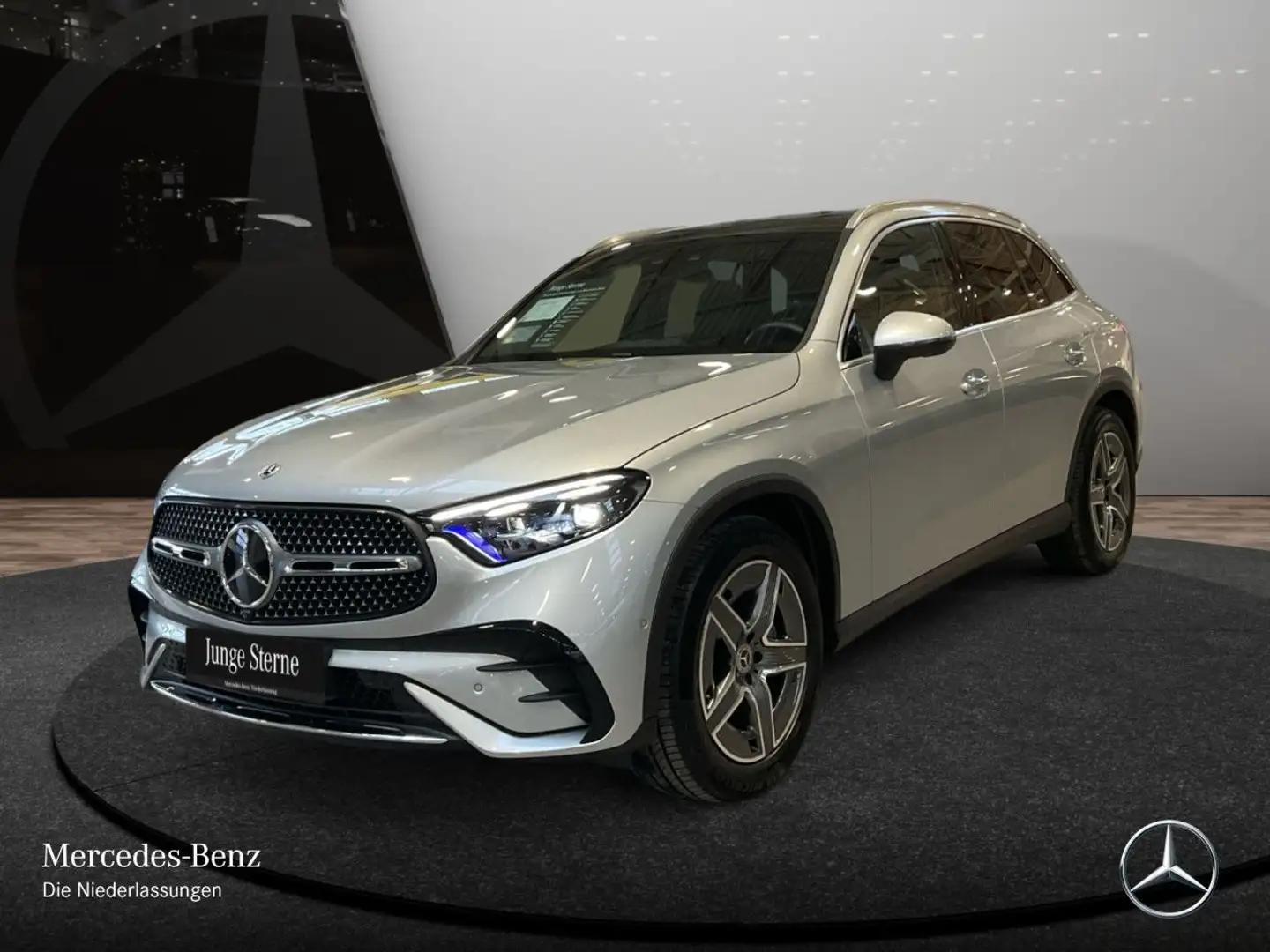 Mercedes-Benz GLC 450 d 4M AMG+PANO+AHK+KEYLESS+9G Silber - 2