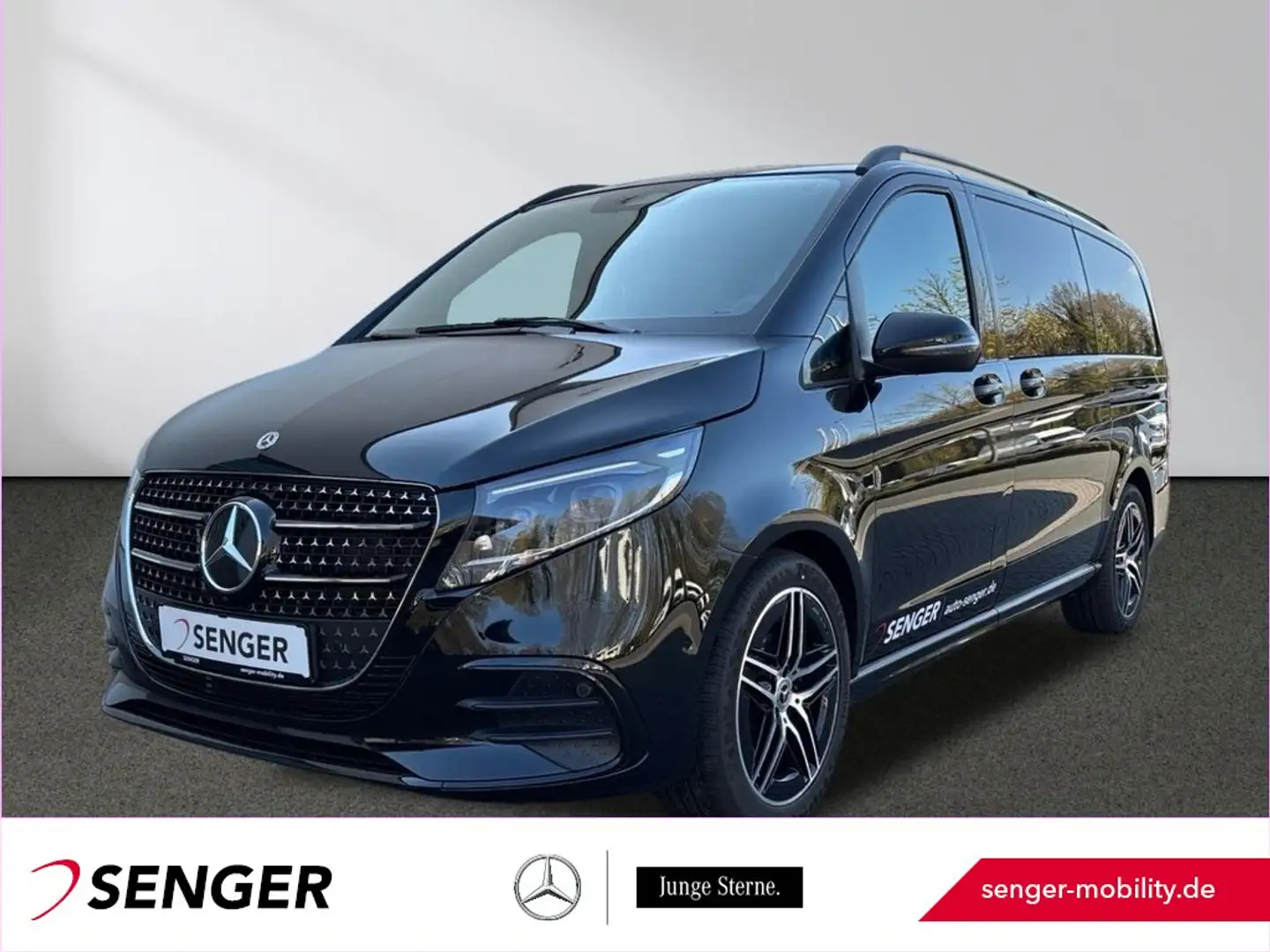Mercedes-Benz V 250 d Style lang AMG Distr. Standhzg AHK2,5t 9G Negru - 1