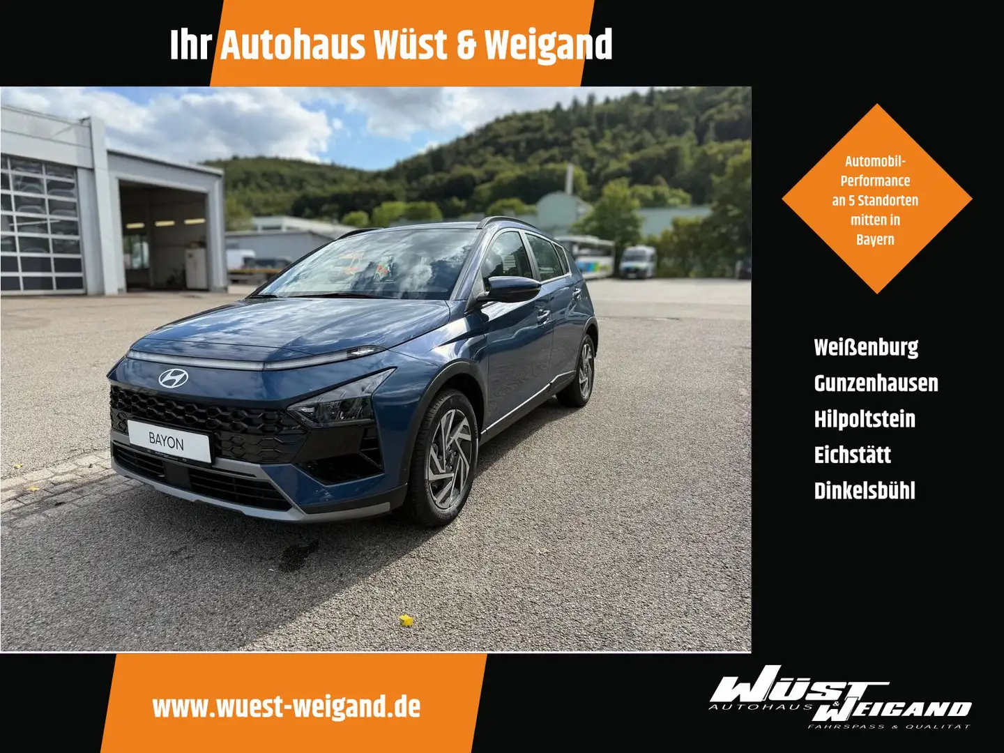 Hyundai BAYON Bayon 1.0 T-GDI Trend Blau - 1