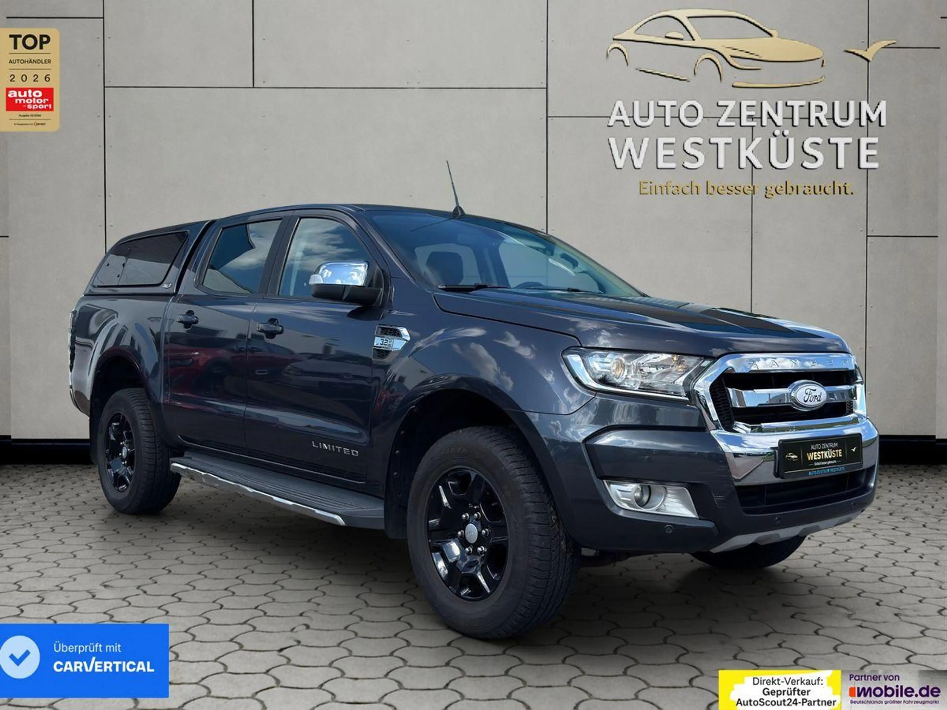 Ford Ranger Limited DoKa 4x4 3.2 TDCi Hardtop AHK
