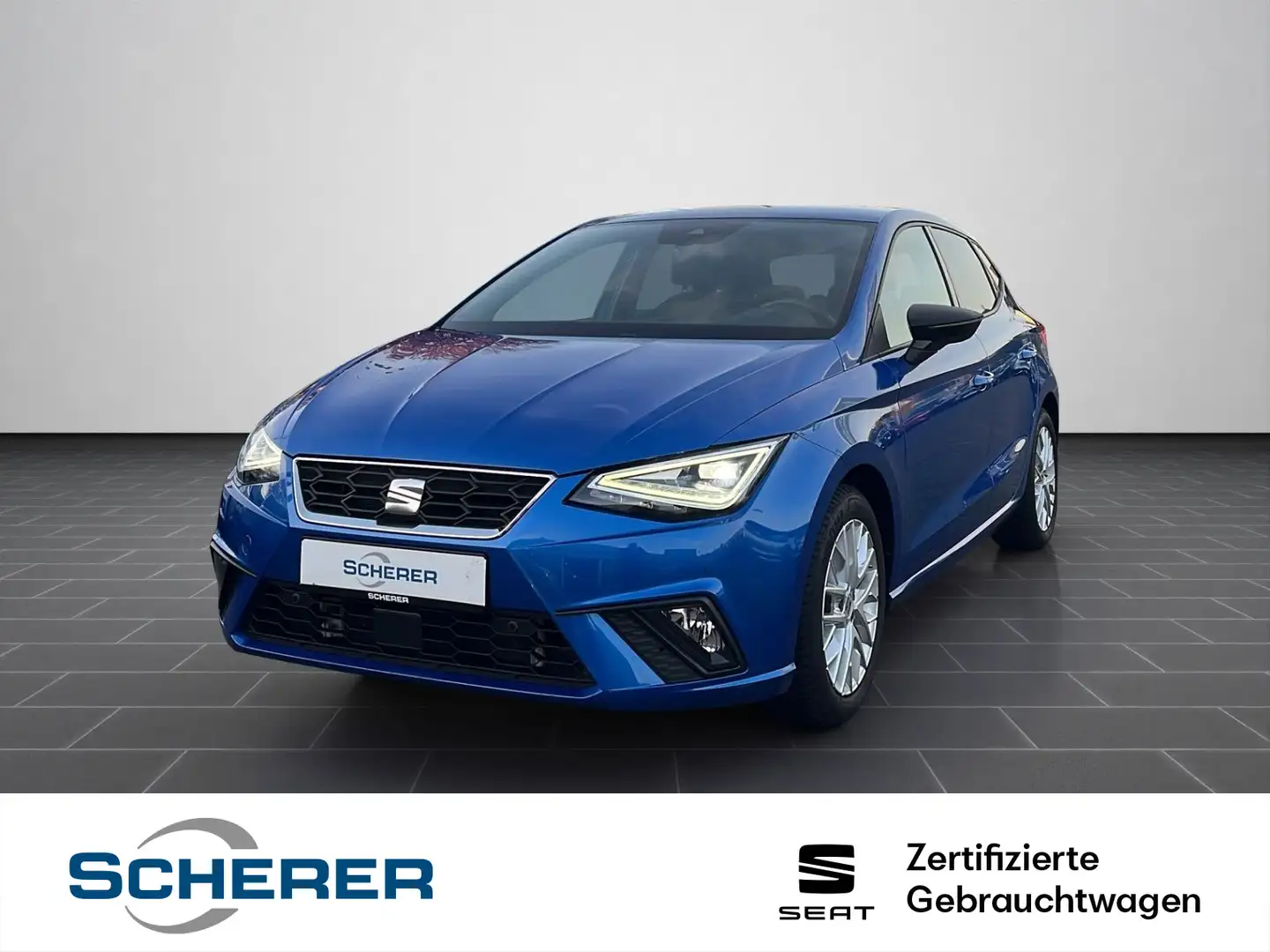 SEAT Ibiza 1.0 TSI DSG FR Navi, LED, Kessy, ACC Blau - 1