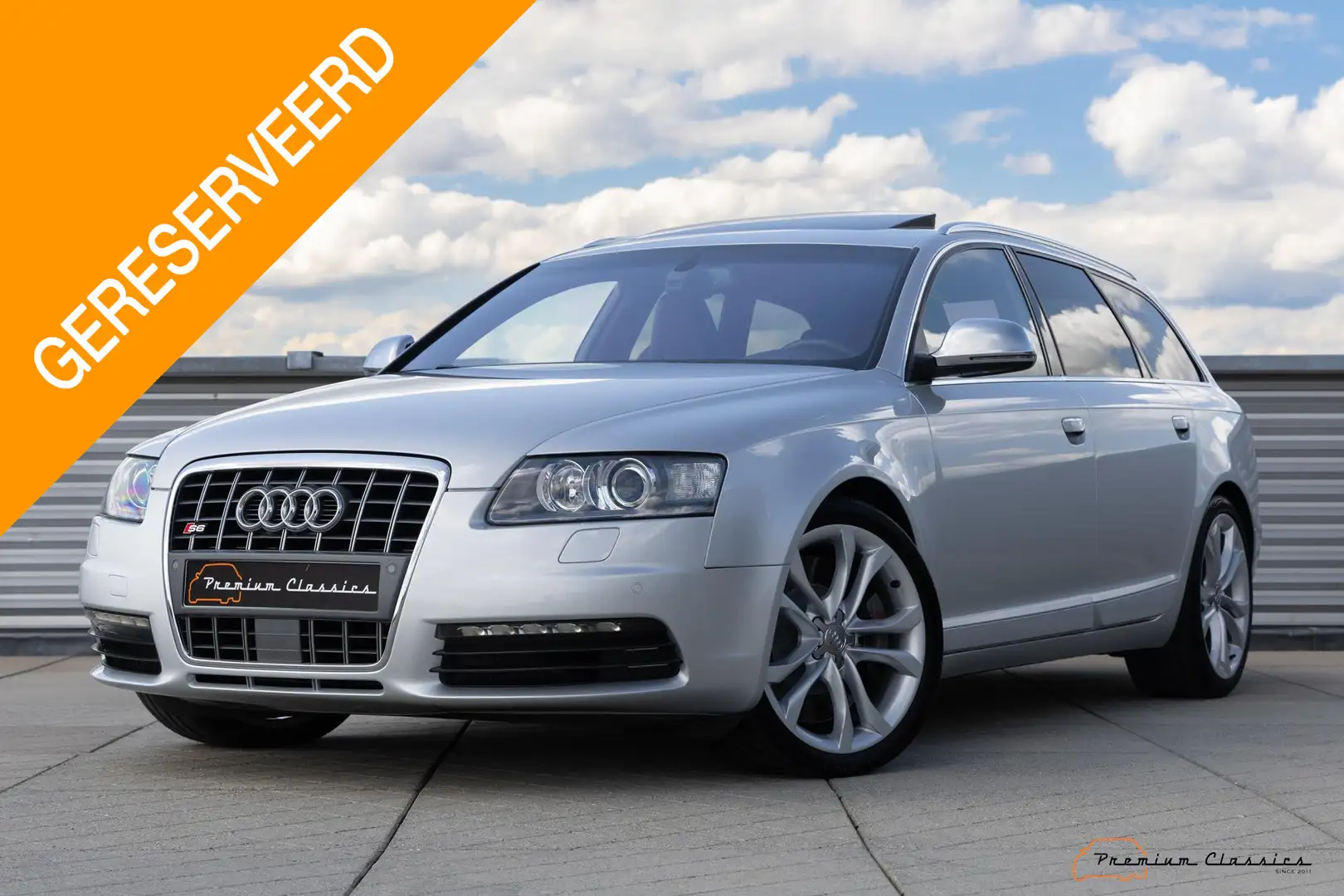 Audi S6 Avant 5.2 FSI V10 Pro Line | 110.000KM | Sunroof | srebrna - 1