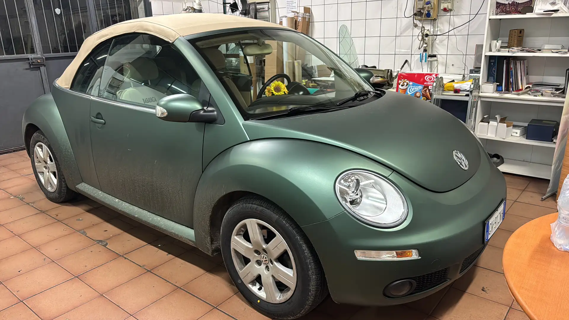 Volkswagen New Beetle New Beetle Cabrio 1.9 tdi 105cv BABAYAGA ! Verde - 2