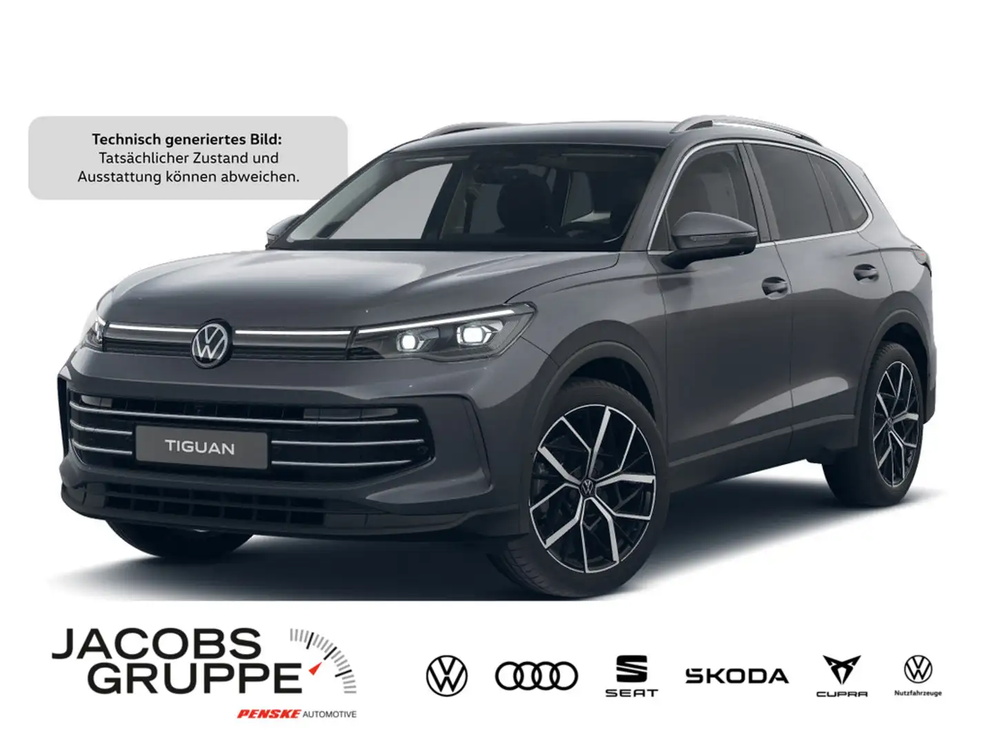 Volkswagen Tiguan 2.0 TDI Elegance DSG,Navi,Matrix,AHK Grau - 1