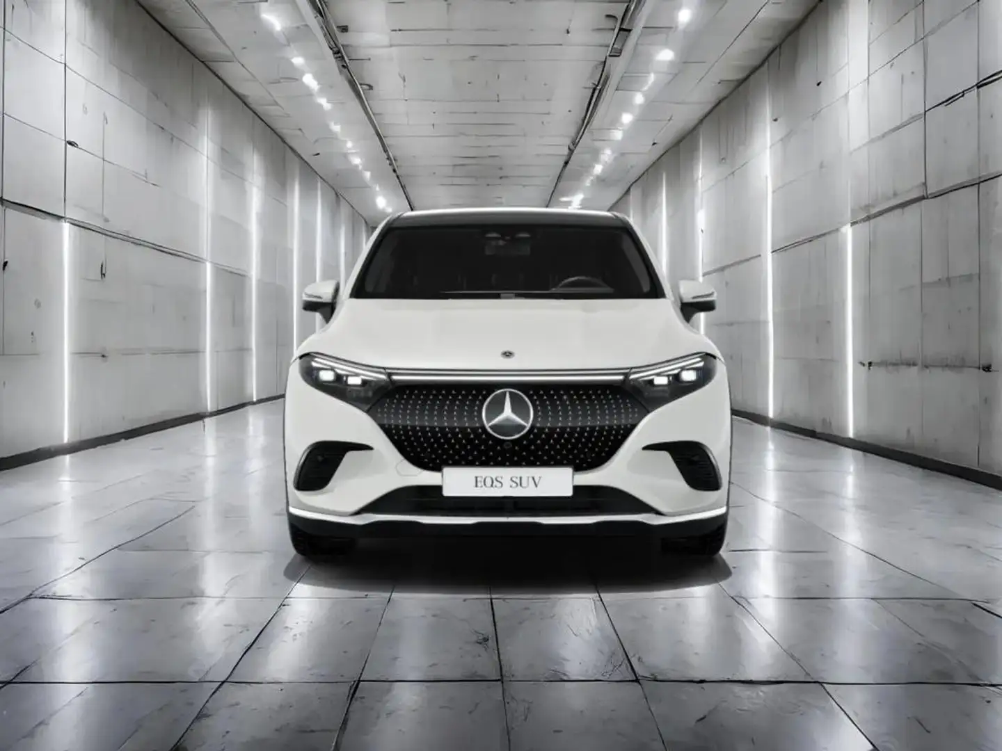 Mercedes-Benz EQS SUV EQS 450 4M SUV AMBIENTE+DISTRO+MEMORY+BURMESTER Weiß - 2