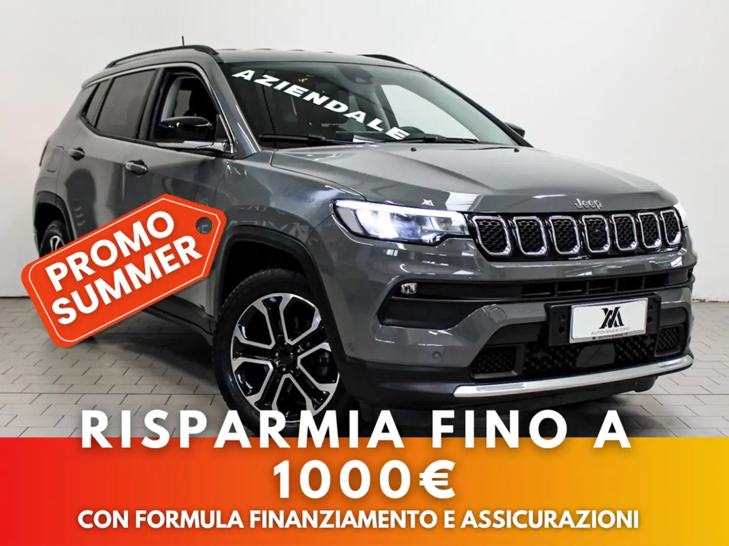 Jeep Compass 1.3 turbo t4 Limited 2wd 150cv ddct Gris - 1