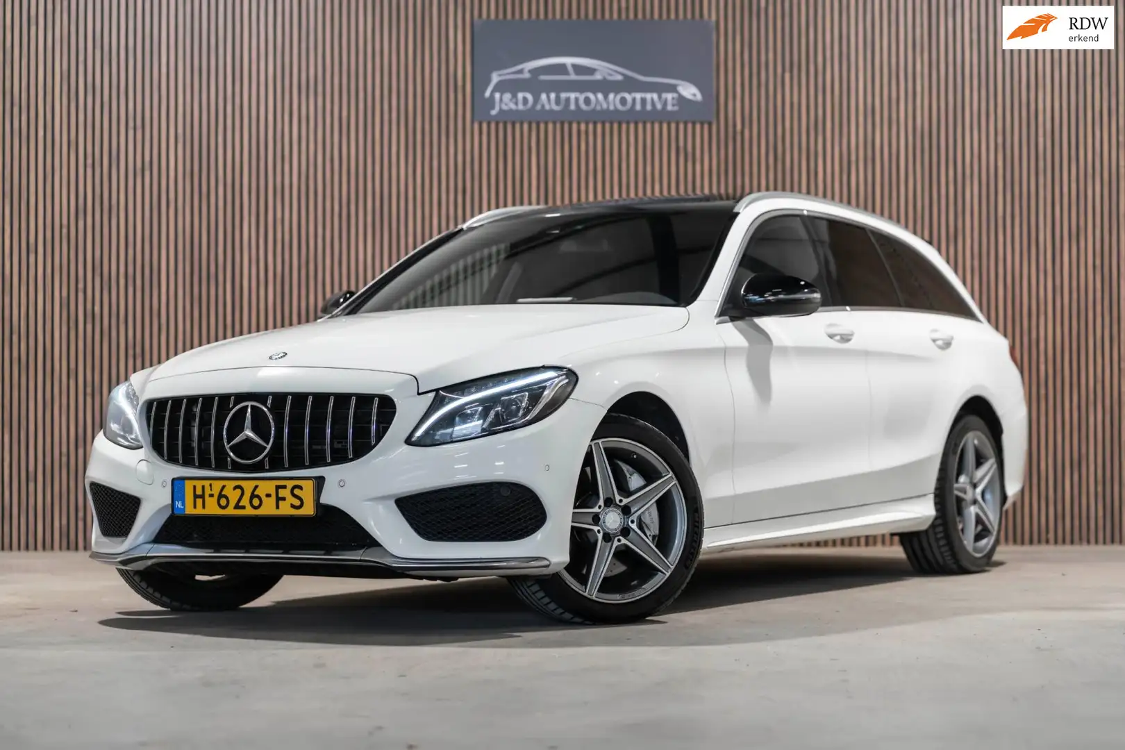 Mercedes-Benz C 400 Estate 4MATIC AMG-Line 2016 PANO LED Wit - 1
