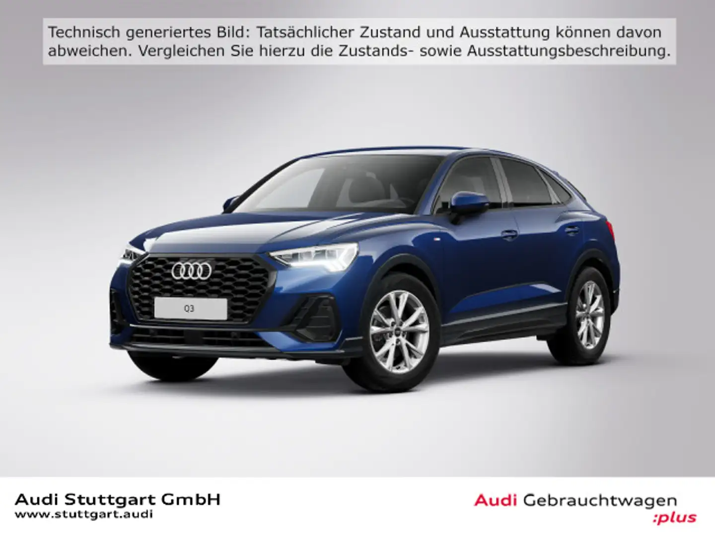 Audi Q3 S-line 35 TFSI S-Tronic Blau - 1