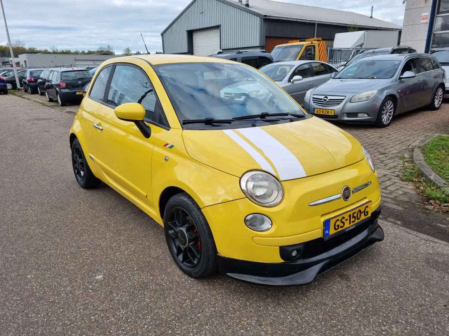 Fiat 500 1.4-16V Pop 3-Drs Airco! Bj:2008 Jaune - 2