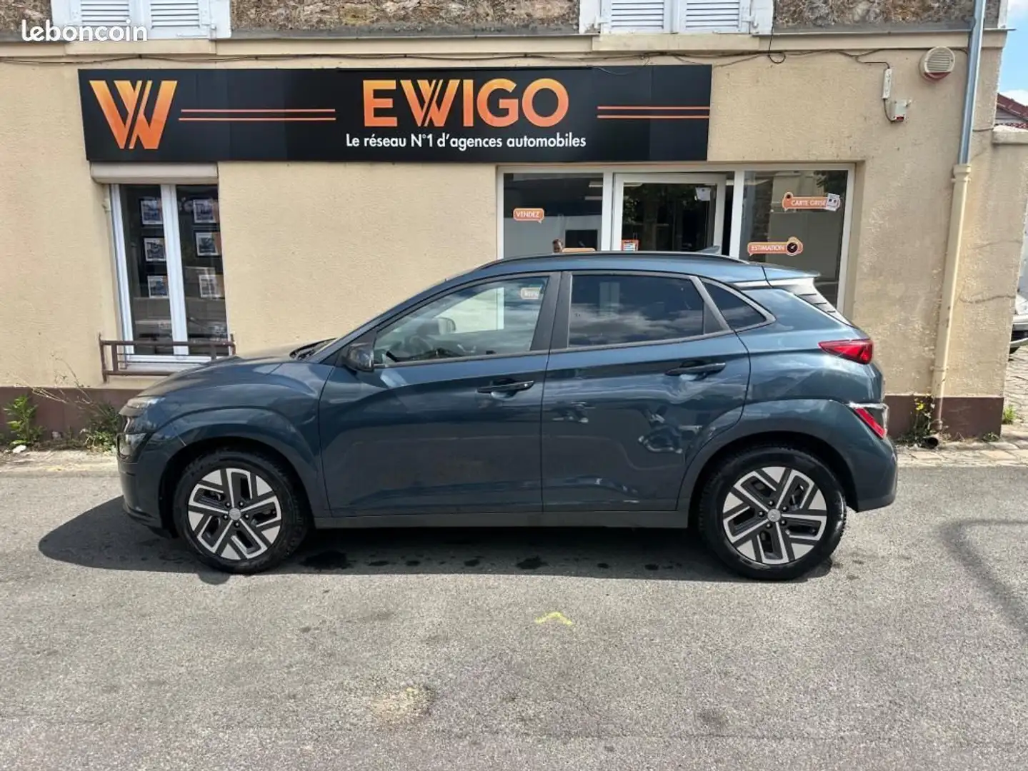 Hyundai KONA EV 135ch 39.2KWH INTUITIVE CAM DE RECUL APPLE CARP Bleu - 2