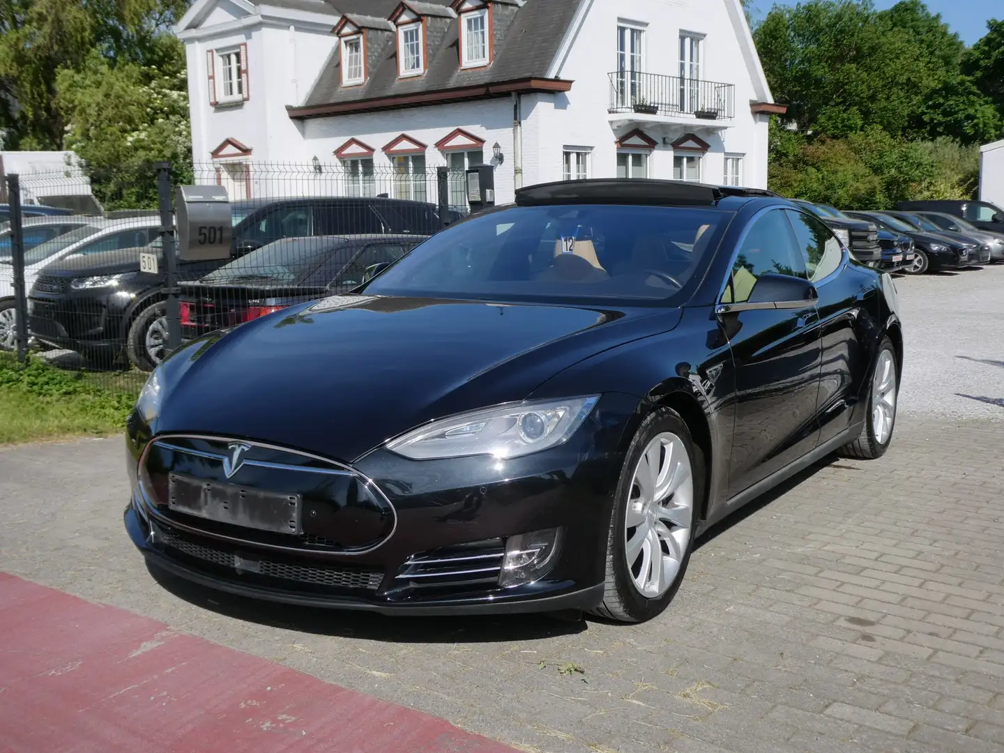 Tesla Model S 85D Dual Motor, 1jaar garantie Zwart - 1