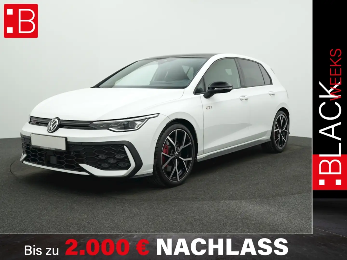 Volkswagen Golf GTI 8 2.0 TSI DSG BLACK STYLE PANO KAMERA HK LED+ NAVI Weiß - 1
