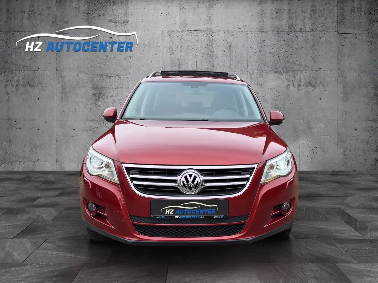 Volkswagen Tiguan Team 4Motion*PANO*AHK*NAVI*SHZ*STHZ Roşu - 2