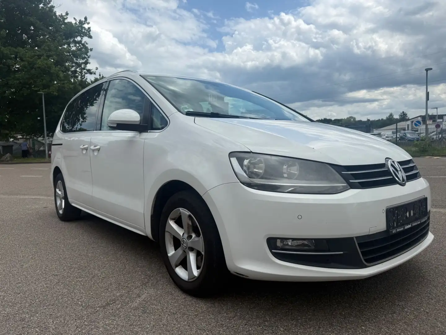 Volkswagen Sharan Highline BMT Alcantara /Panoramadach Blanc - 1