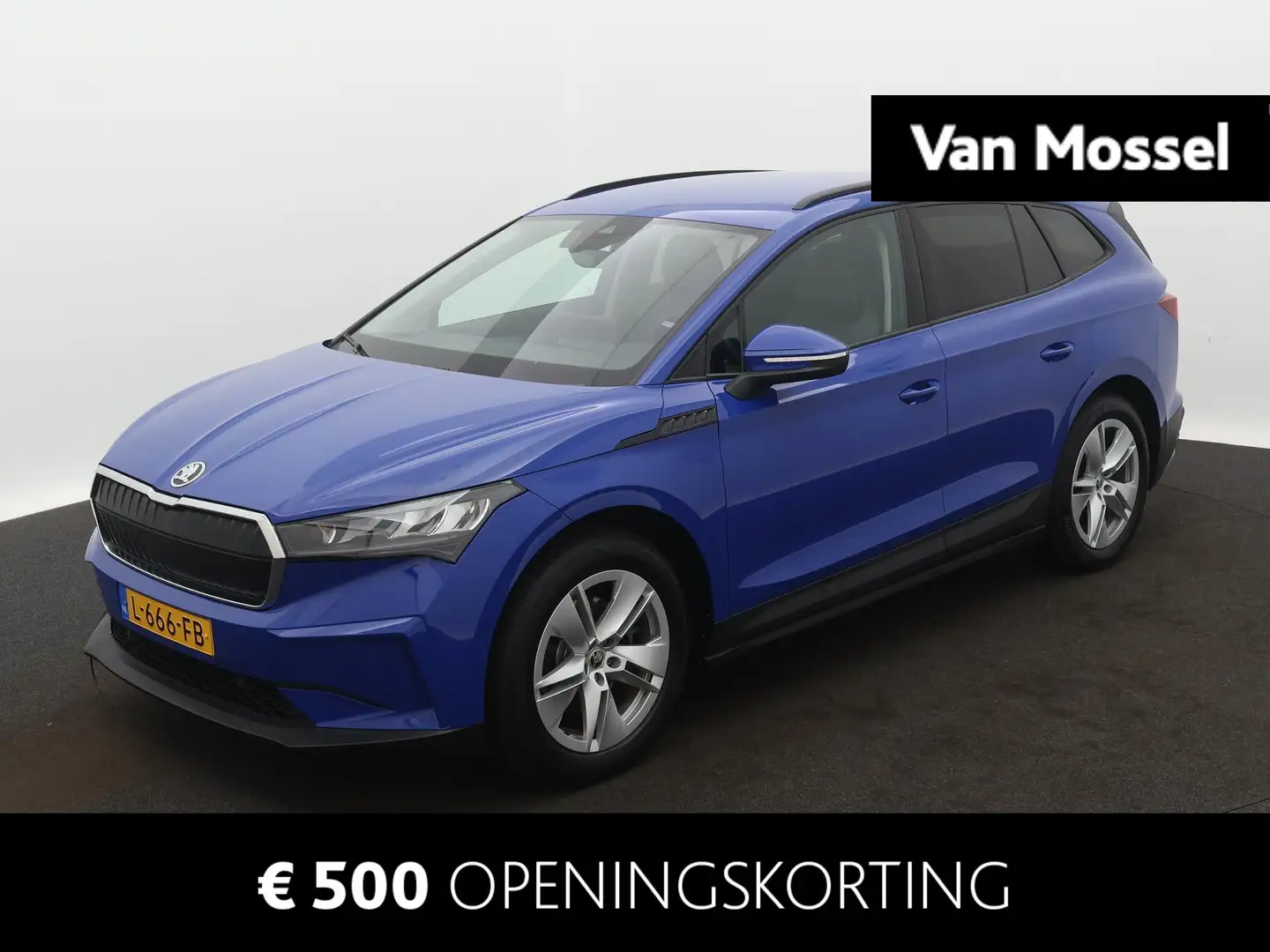 Skoda Enyaq iV 60 58 kWh 180 PK | Automaat | LED Koplampen | N Blauw - 1