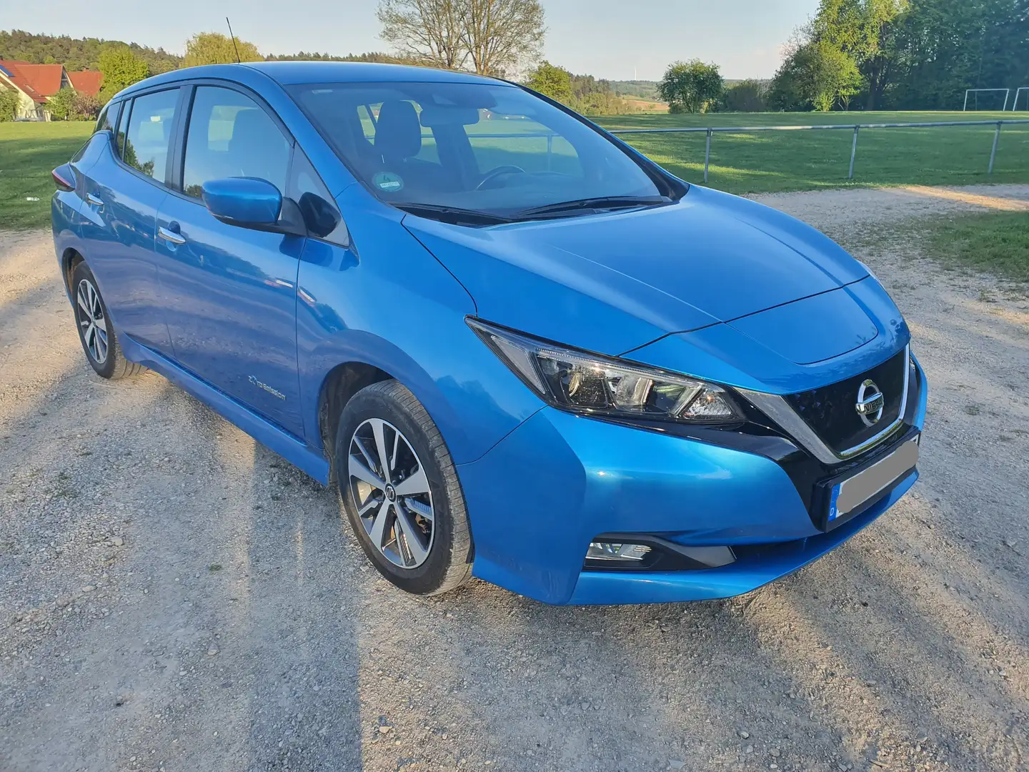 Nissan Leaf Leaf 40 kWh Bleu - 2