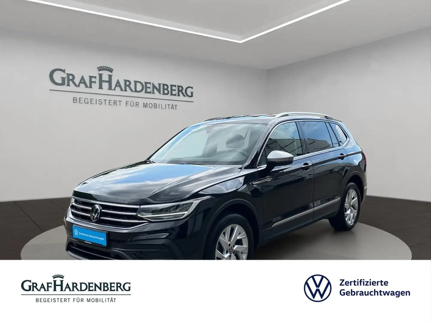 Volkswagen Tiguan Allspace Life TDI DSG 7Sitze Navi AHK LED Schwarz - 1