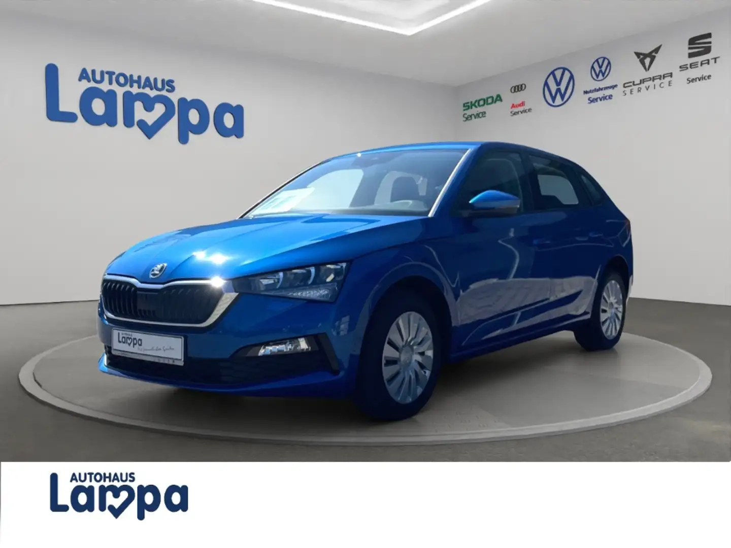 Skoda Scala Ambition 1.0 TSI DSG SHZ,PDC,ACC,DAB+,LED Blau - 1