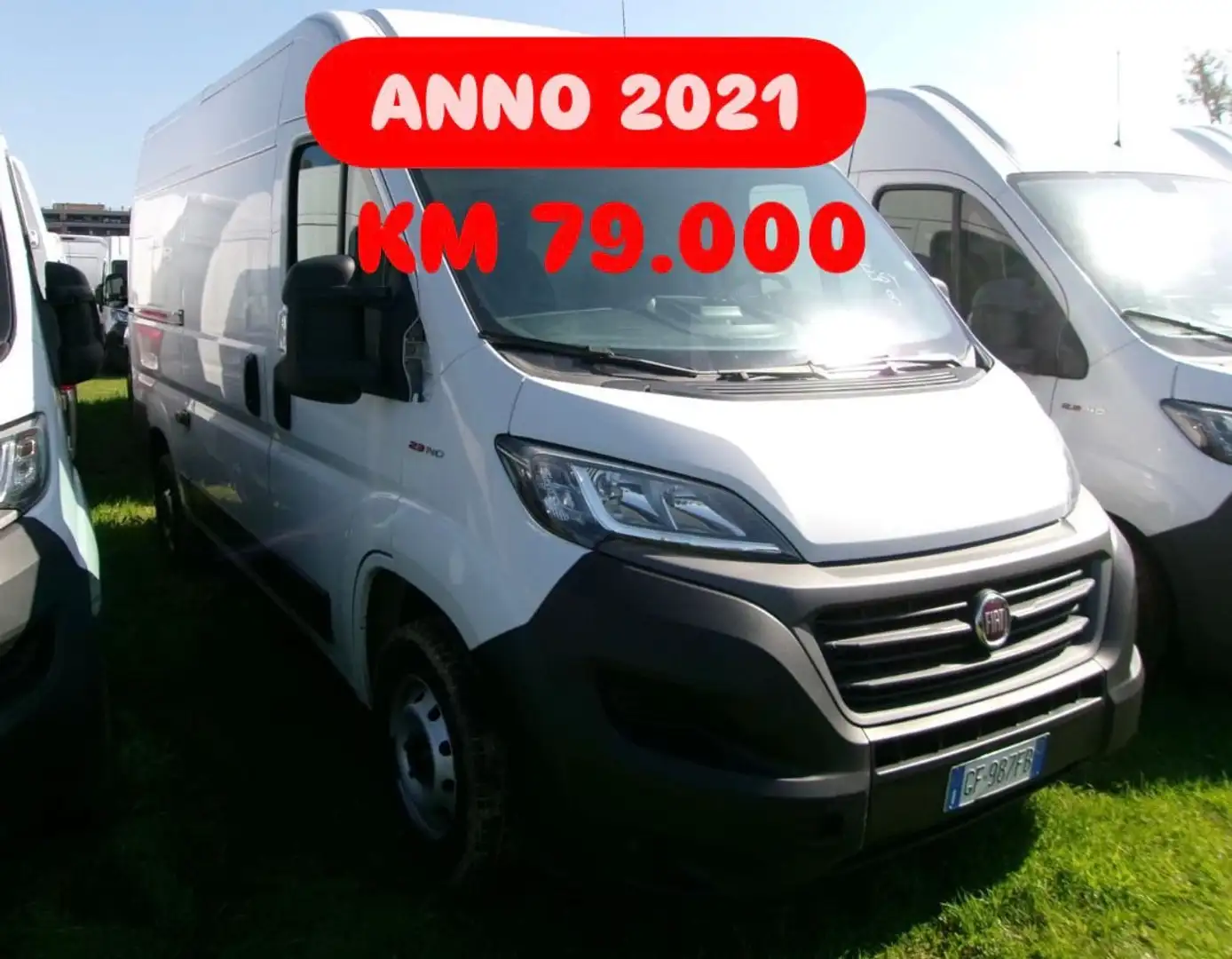 Fiat Ducato 2.3mjt 140cv L2H2 FURGONE Km 79.000 Bianco - 1