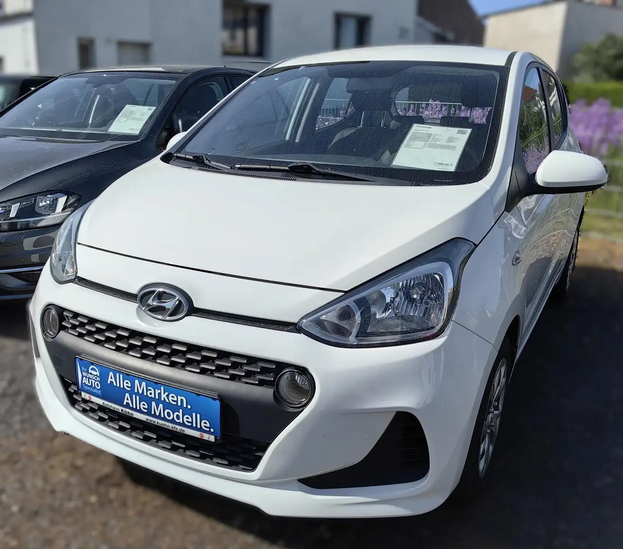Hyundai i10 Trend 1.0*ZV*el.FH*MFL*USB*RDKS*ISO*ALLWETTER Bianco - 1
