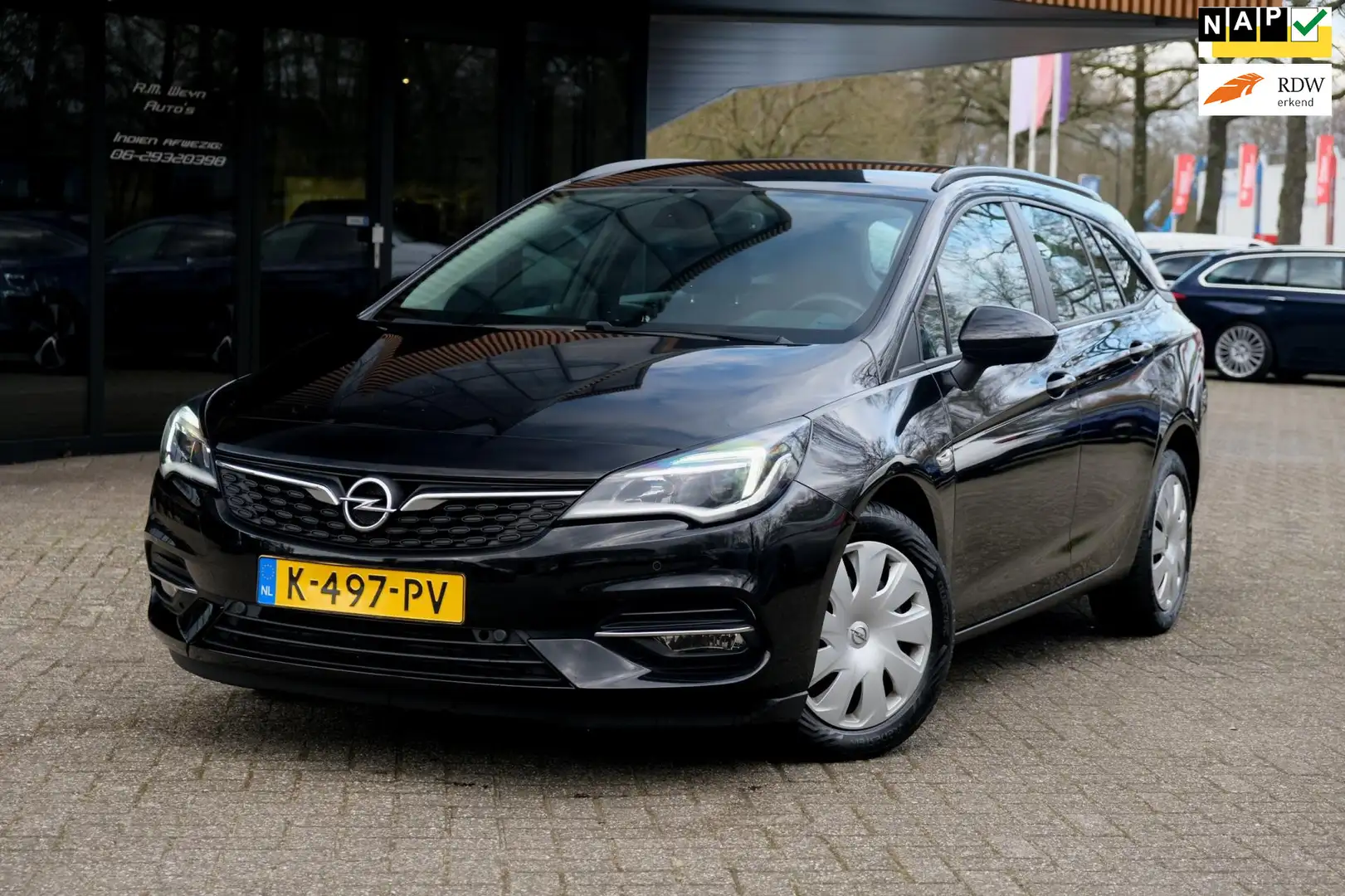 Opel Astra Sports Tourer 1.2 Business Edition/Nieuwe Motor/Ca Zwart - 1