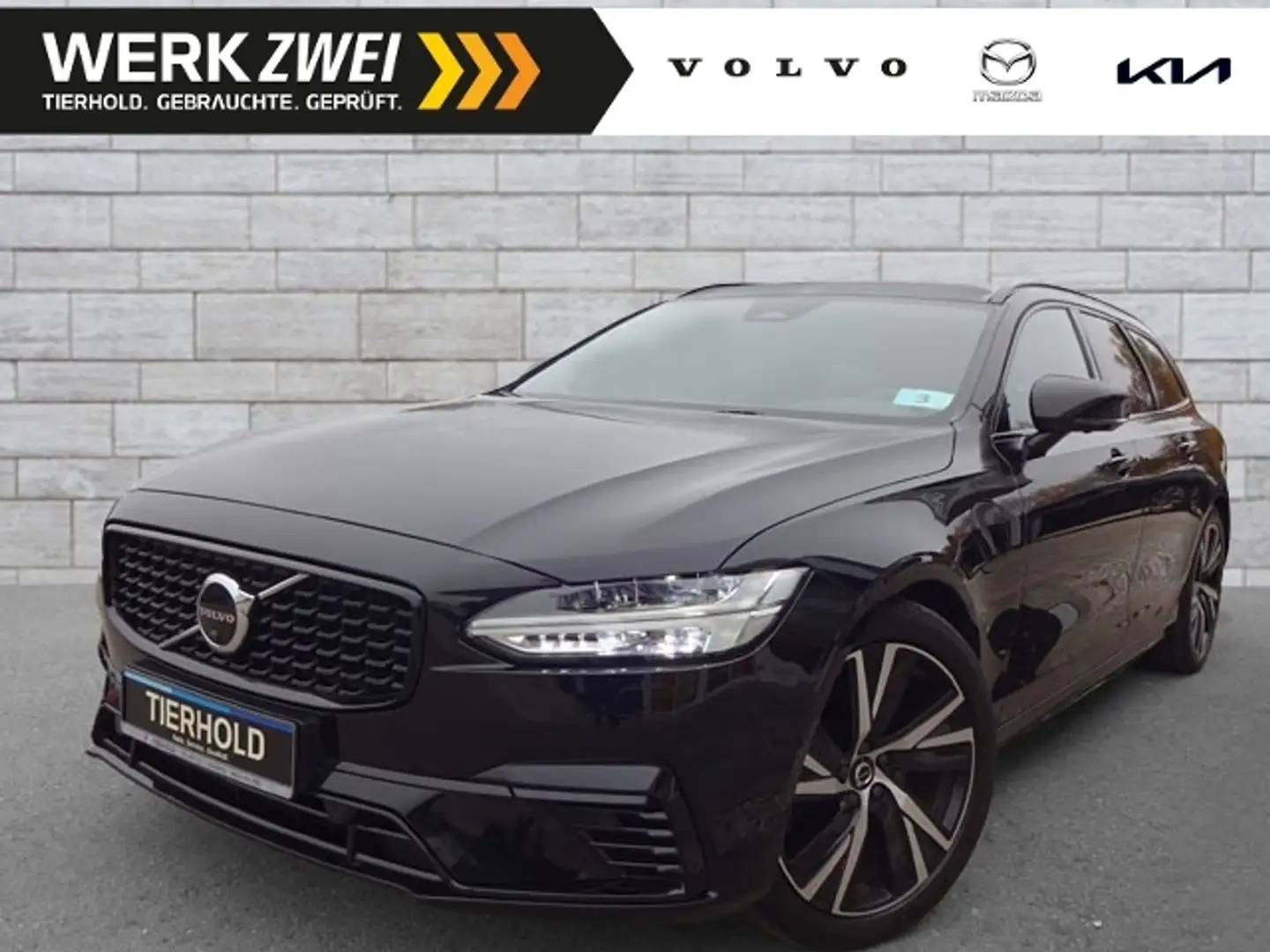 Volvo V90 T6 R Design Plug-In AWD ACC HUD PANO 360° Schwarz - 1