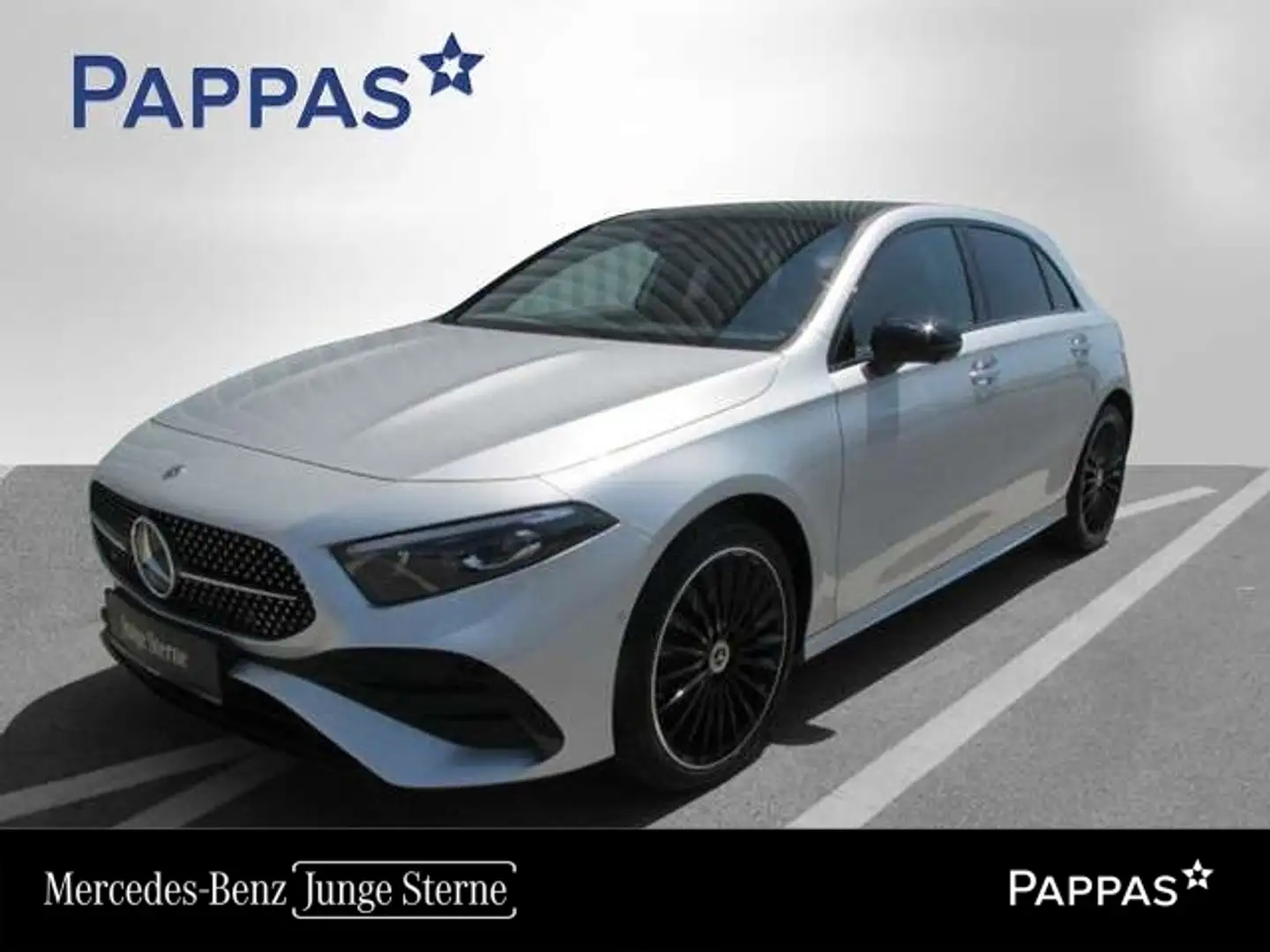 Mercedes-Benz A 250 e Kompaktlimousine Pano Wide LED Navi HUD Silber - 1