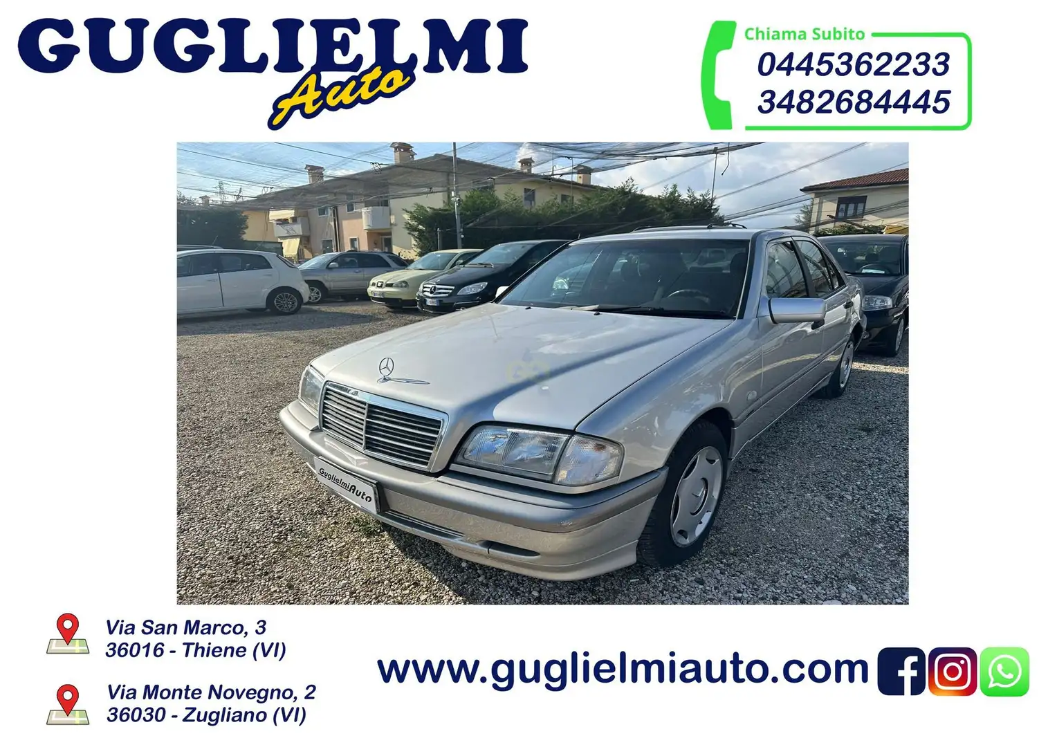 Mercedes-Benz C 300 C 200 CDI cat Elegance ASI solo km 93000 Argento - 1