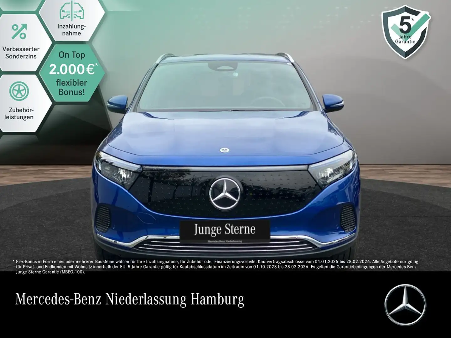 Mercedes-Benz EQA 300 4M PROG+ADVANCED+KAMERA+SPUR Blau - 1