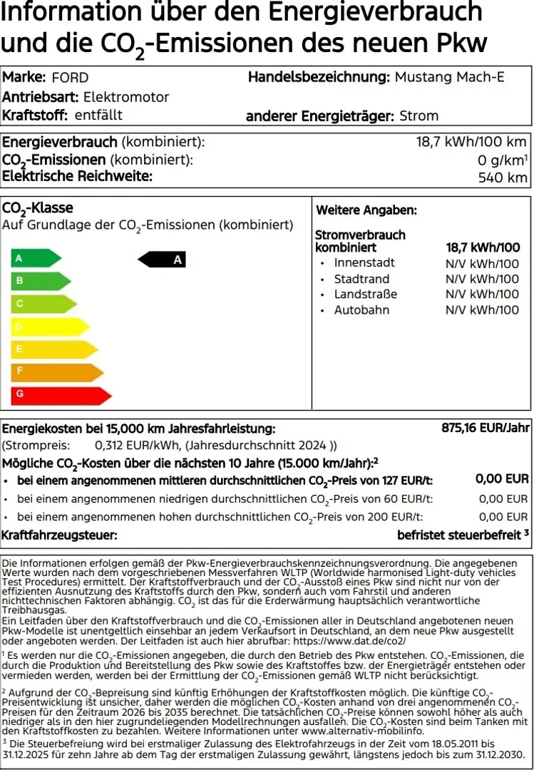 Ford Mustang Mach-E Allrad, Extended Range Rot - 2