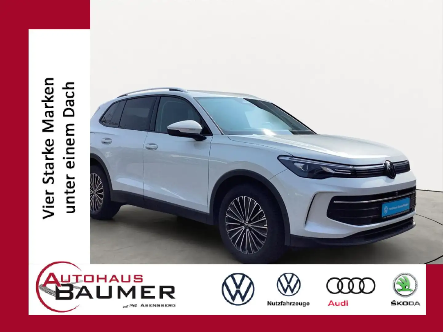 Volkswagen Tiguan Life 1.5 TSI DSG AHK Kamera Navi LED Klima Blanc - 1