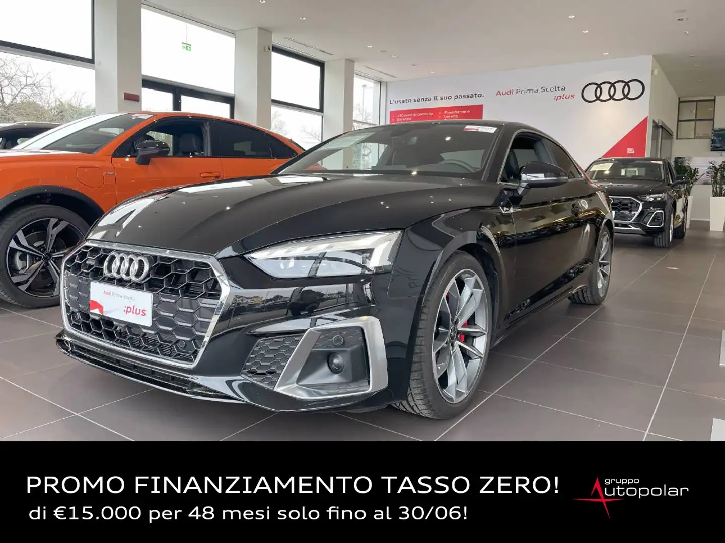 Audi A5 COUPE' 40 TDI MHEV QUATTRO S-TRONIC S-LINE Nero - 1