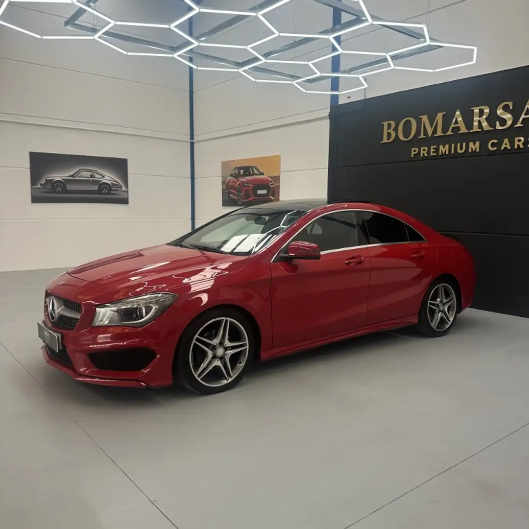 Mercedes-Benz CLA 200 200CDI AMG Line 4M 7G-DCT Rojo - 2