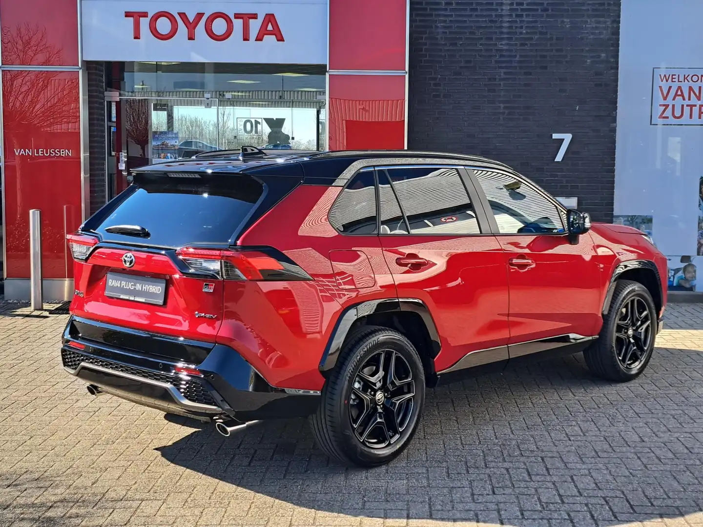 Toyota RAV 4 2.5 PLUG-IN HYBRID AWD GR SPORT 19"LMV PANODAK BLI Rouge - 2