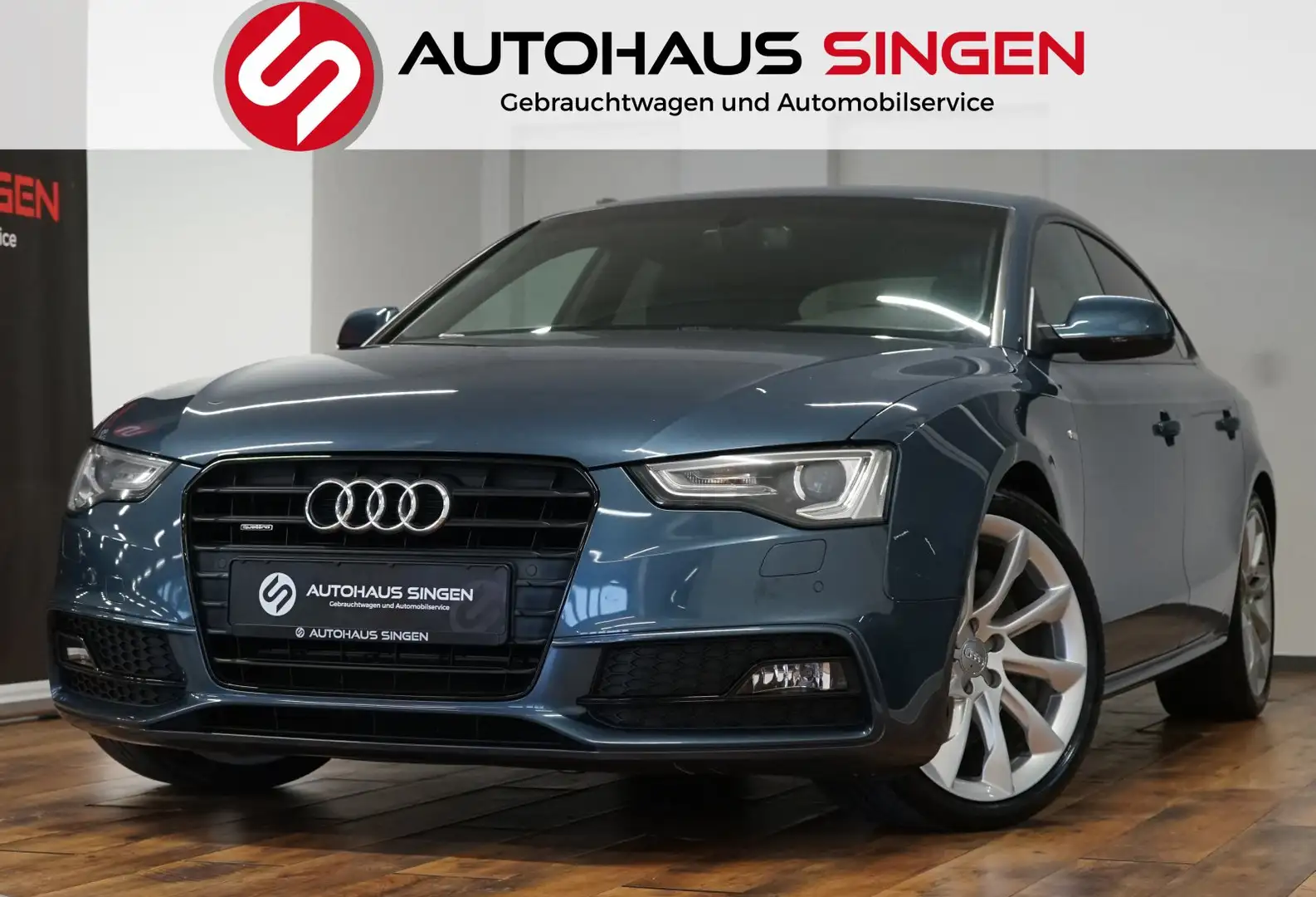 Audi A5 SB 3.0 TFSI quattro|S-LINE|XENON|NAVI|B&O|SH Blau - 1