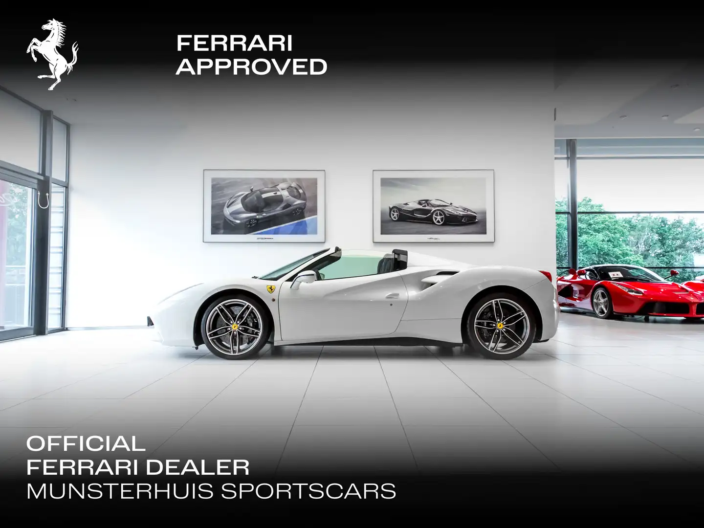 Ferrari 488 Spider ~Ferrari Munsterhuis~ Wit - 1