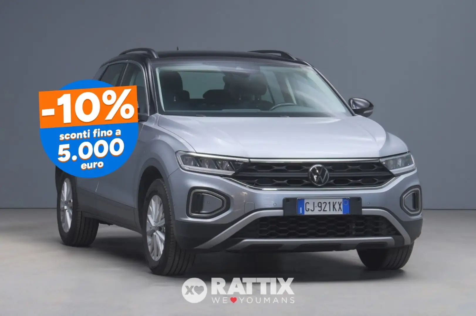 Volkswagen T-Roc 1.0 TSI 110CV Style Grigio - 1