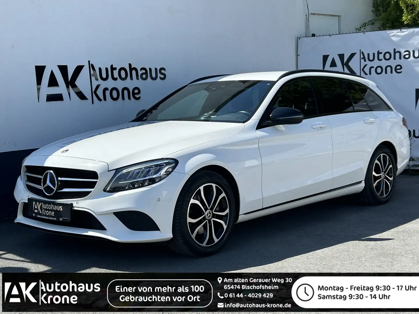 Mercedes-Benz C 200 d T Avantgarde *LED*NAVI*SHZ* KAMERA*CARPLAY Weiß - 1