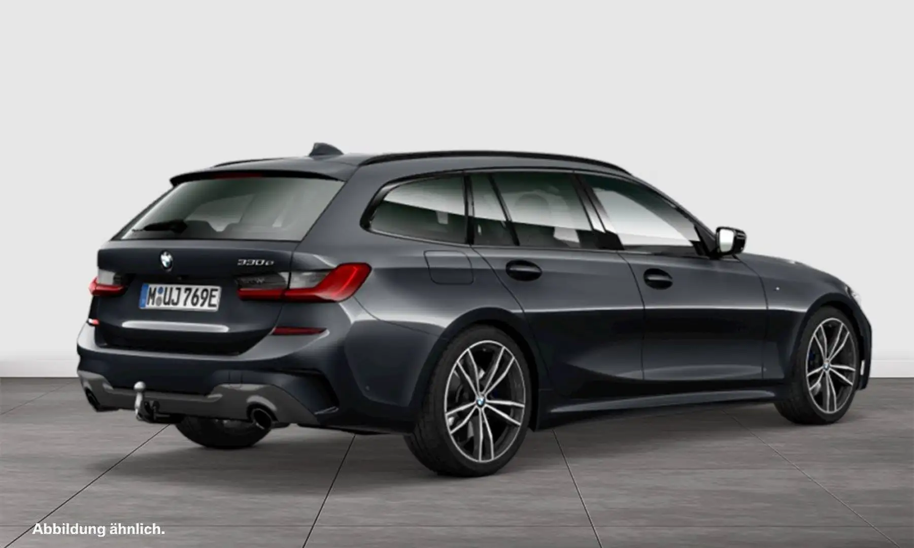 BMW 330 e M Sport Laser AHK Pano DA Prof 360° HuD H/K Grau - 2