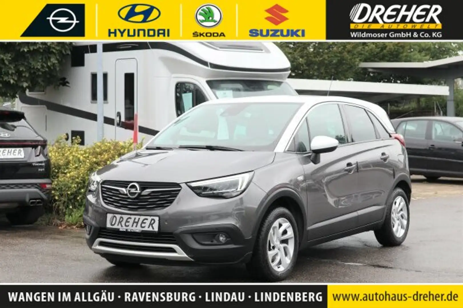 Opel Crossland Crossland X 1.2 Turbo INNOVATION Sitzhzg./Navi LED Grau - 1