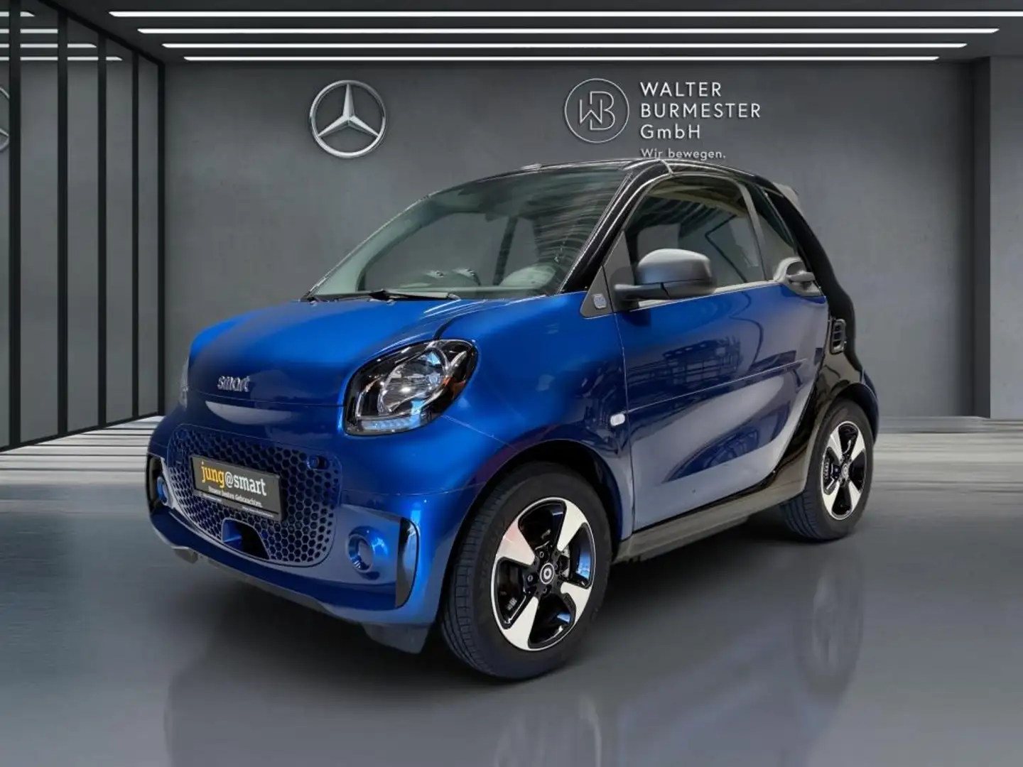 smart forTwo EQ  cab. SHZ+Klima+22kw-Bordl.+Tempomat Mavi - 1
