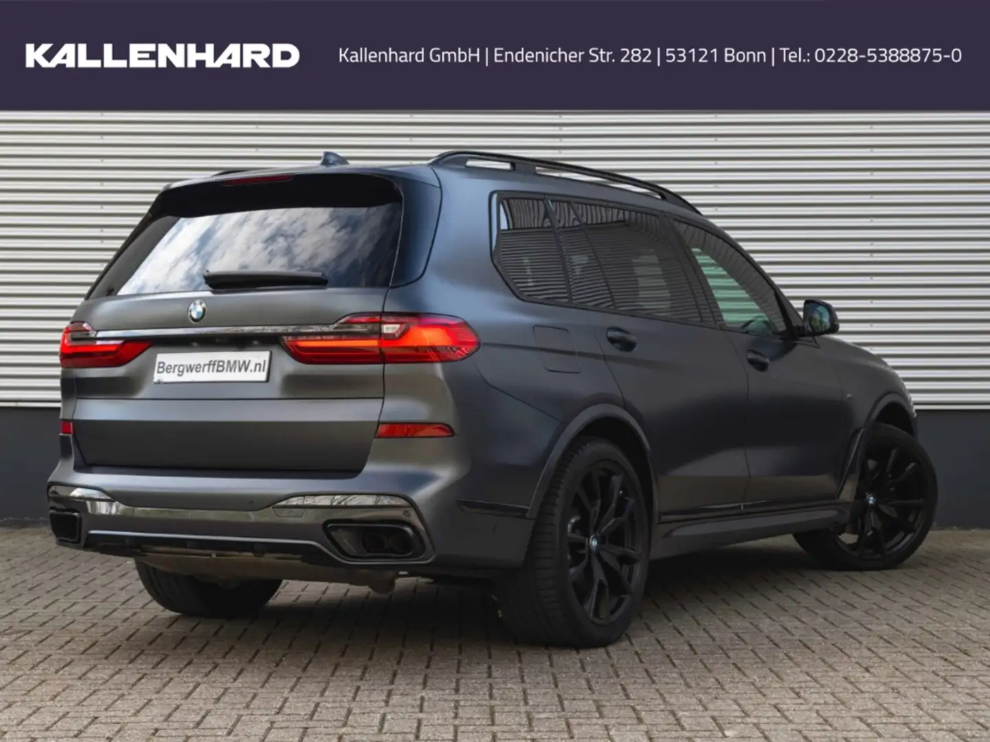 BMW X7 M50i-6 Sitzer-Edition ''Dark Shadow''-SHZ-B&W Blau - 2