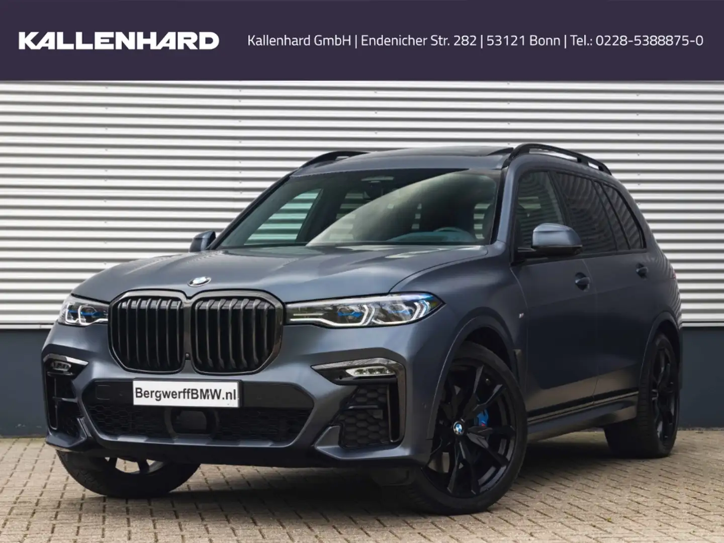 BMW X7 M50i-6 Sitzer-Edition ''Dark Shadow''-SHZ-B&W Blau - 1