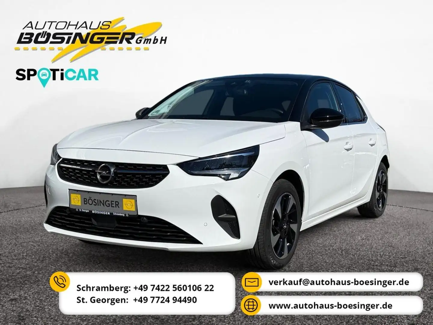 Opel Corsa F e Elegance Weiß - 1