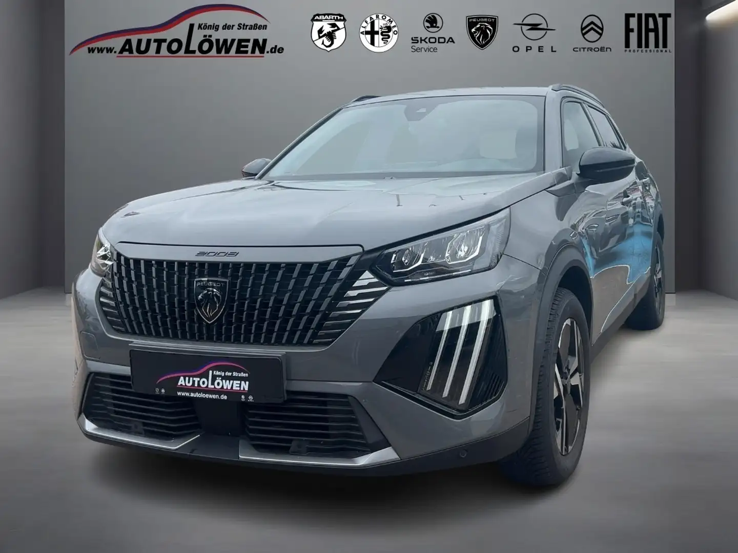 Peugeot 2008 1.2 PureTech 100 Allure (EURO 6e) Gris - 1