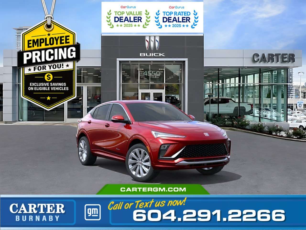 Red 2026 Buick Envista SUV / Crossover Front-Wheel Drive 6-Speed Automatic