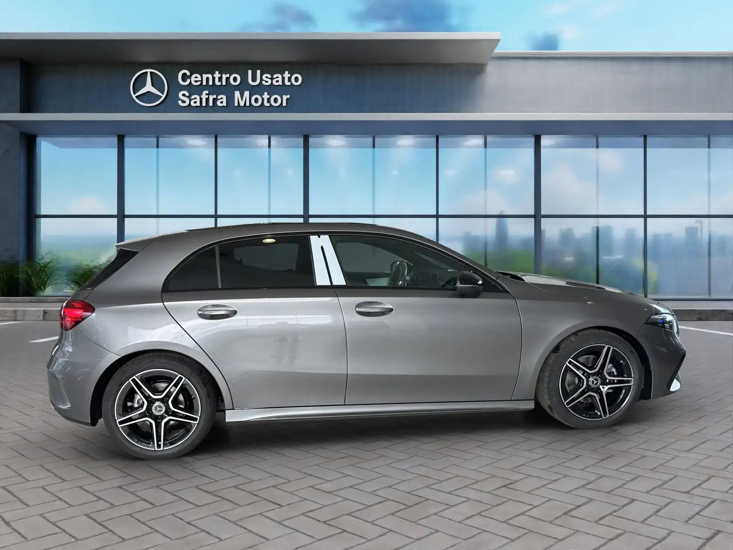 Mercedes-Benz A 180 A 180 d Automatic AMG Line Advanced Plus km 0 Grigio - 2