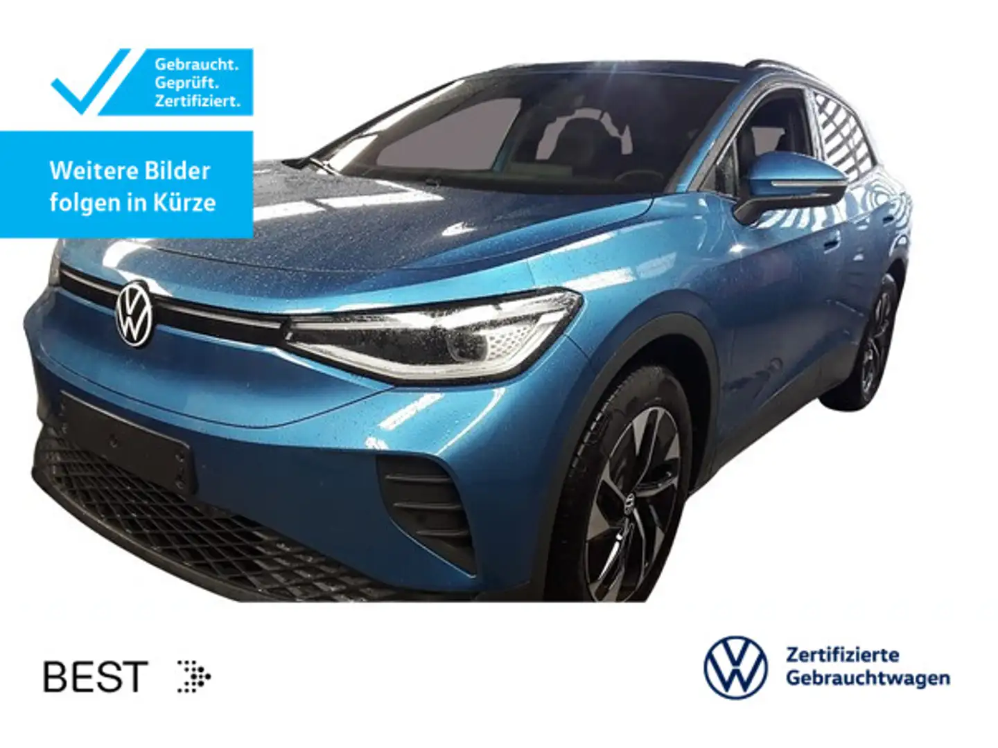 Volkswagen ID.4 Pro*AHK*KAMERA*WÄRMEPUMPE*IQ.LIGHT*19ZOLL*N Blau - 1